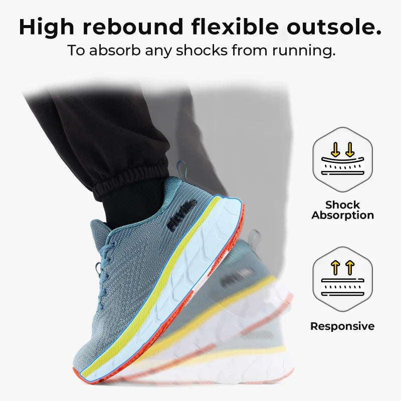 Wide Toe Box Men'S Shoes Cushioned Extra Wide Width Non Slip Running Shoe Comfortable Lightweight Sneakers For Fat Feet