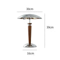 Vintage Desk Lamp Industrial Wooden Iron Body Nordic Bauhaus Design Table Light Office Study Room Bedside Bedroom Hotel E14