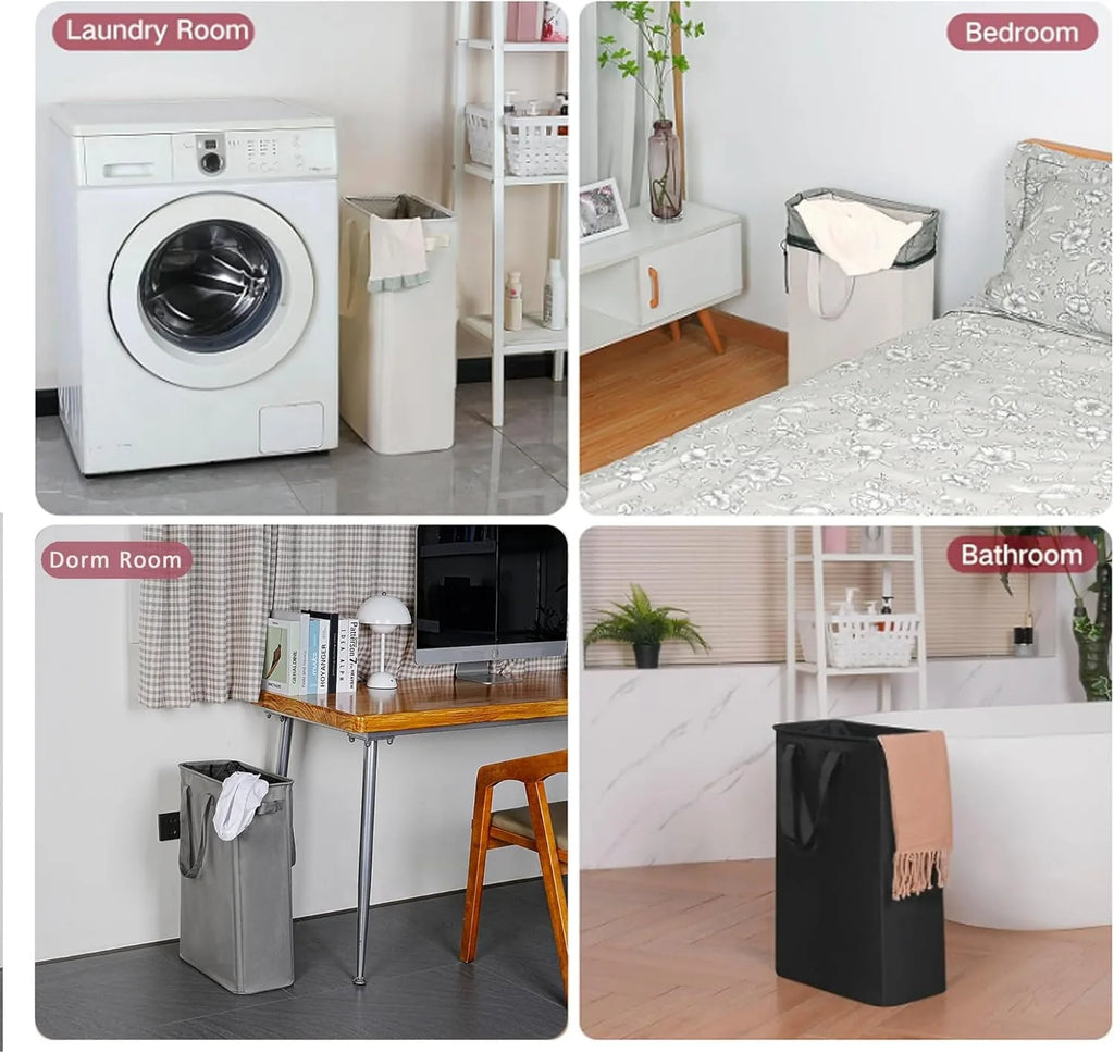 Fabric Storage Basket Dirty Clothes Basket Dirty Clothes Basket Foldable For Home Use Bathroom With Bottom Plate Laundry Basket