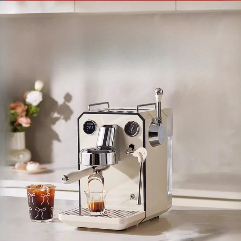 Gemilai 3006 Owl Small Home Italian Semi-Automatic Coffee Machine Extraction, Self-service Household Electrical Appliances