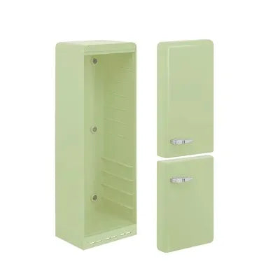 1/6 Doll House Model Furniture Accessories Metal Refrigerator With Light Kitchen Appliances Bjd Ob11 Gsc Blyth Lol Miniatures