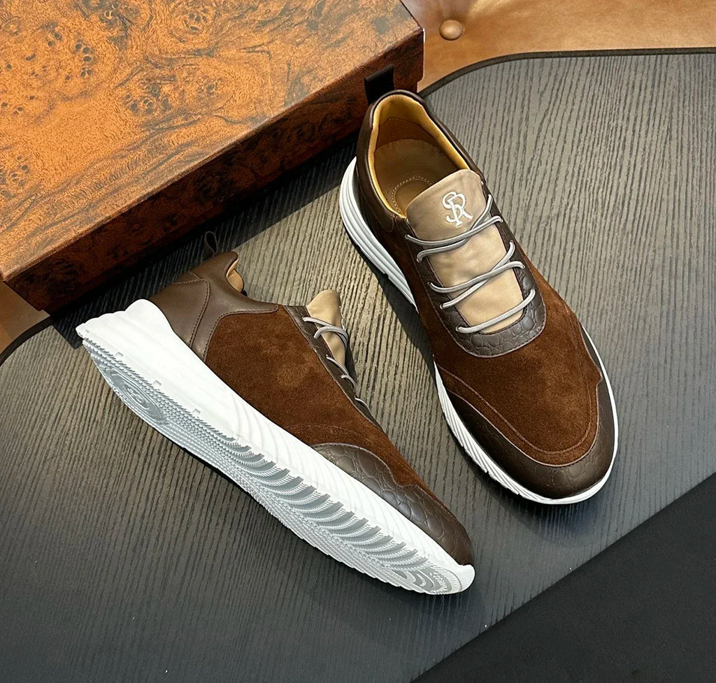 OECHSLI Shoes Cowhide 2025 new leather shoes fashion business Sports comfortable Men‘s European big size 39-46