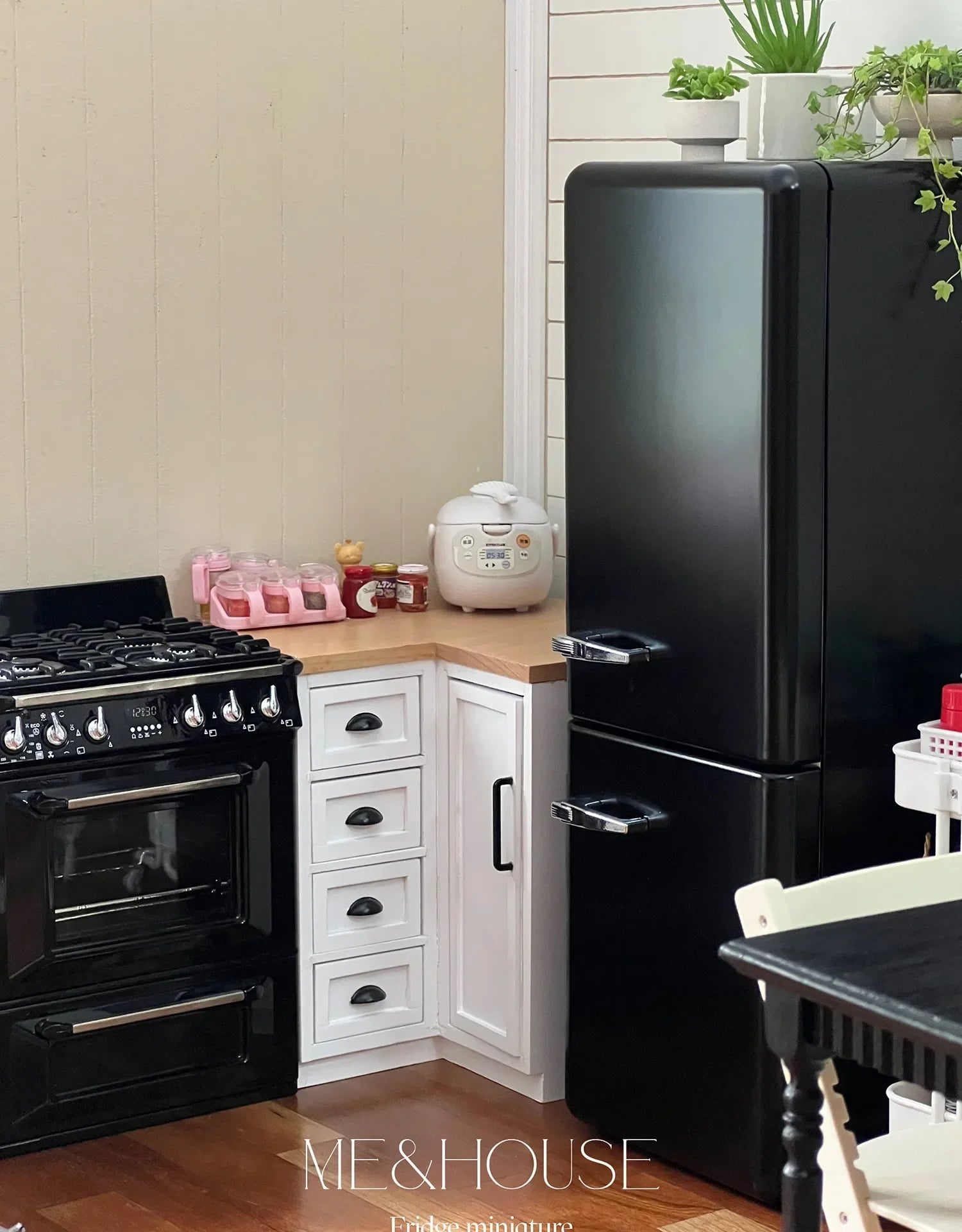 1/6 Dollhouse Model Furniture Accessorie Refrigerator Kitchen Appliances Bjd Ob11 blythe Soldier Dollhouse Miniature Model Decor