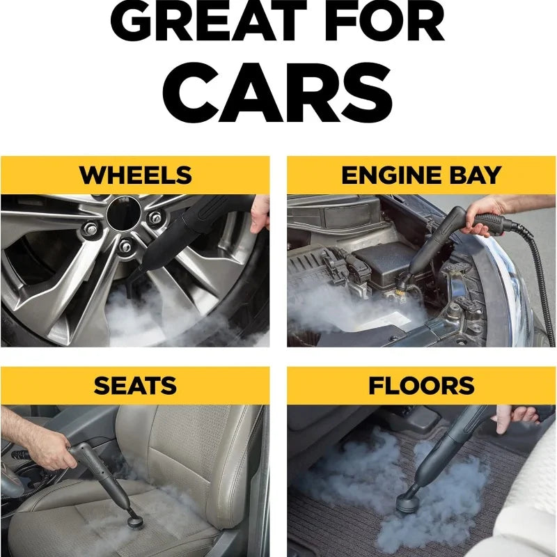 Multi Purpose Steam Cleaner Deep Cleaning for Car Floors Appliances Kitchen Playground Carpet