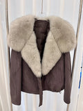 2025 New Fashion Winter Natural Real Fox Fur Collar Goose Down Parkas Jackets Womens Luxury Clothing