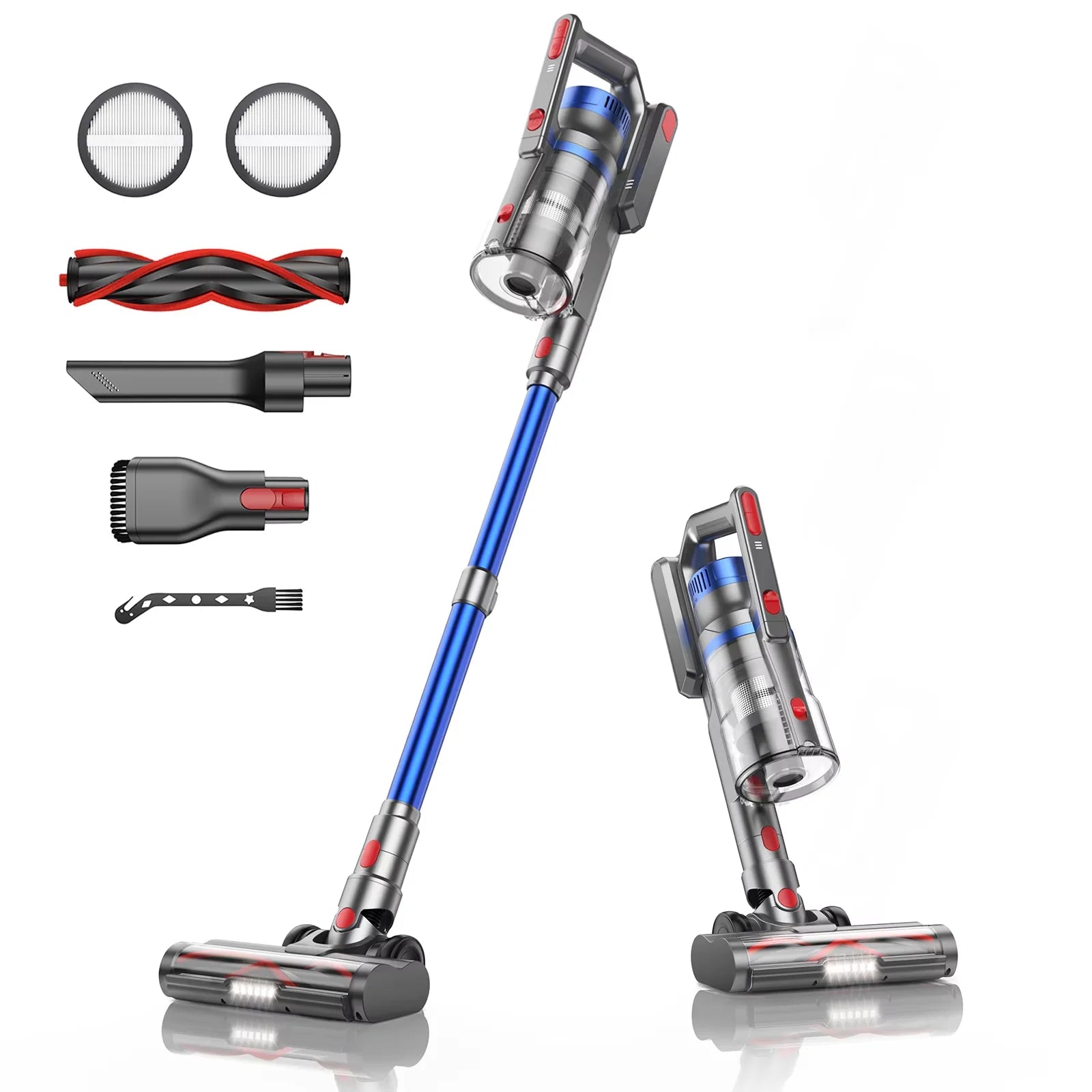 Buture JR500 cordless vacuum cleaner 55 Min 36kpa vacuum cleaner household appliances 1.2l removable battery dust cup portable