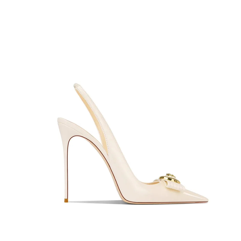 2025 Summer Women Burgundy High Heels Pointed Toe Stiletto Elegant French Style Petite Shoes