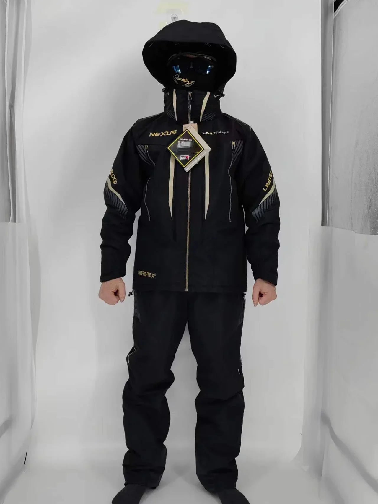 New Thick Winter Fishing Clothing Sets Men Outdoor Sportswear Suit Strong Waterproof Warm Cotton Padded Fishing Jacket and Pants