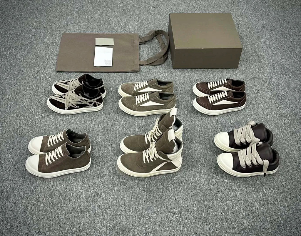 Best Version RICKs' Design Moka Collection Women Men Fashion High Street Shoes Sneakers