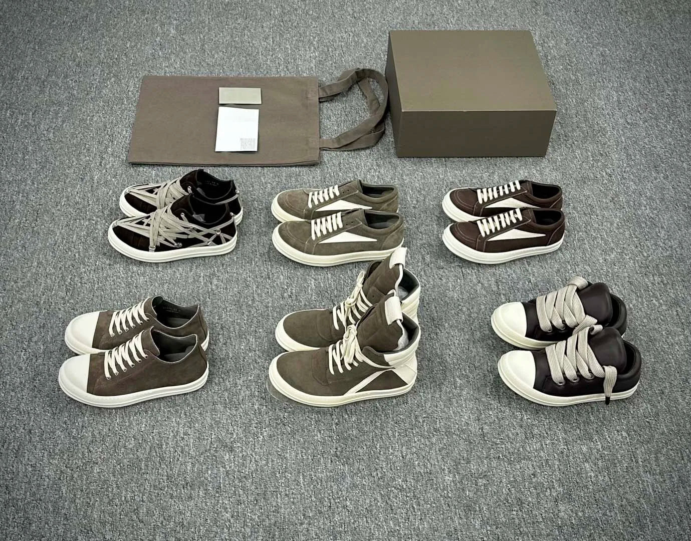 Best Version RICKs' Design Moka Collection Women Men Fashion High Street Shoes Sneakers