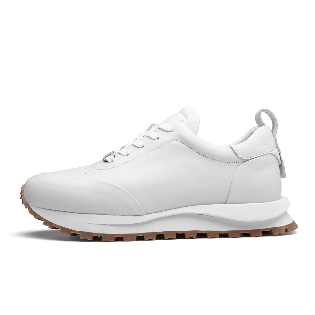 Men's casual sports shoes, men's running shoes, trendy board shoes, genuine leather small white shoes 220837