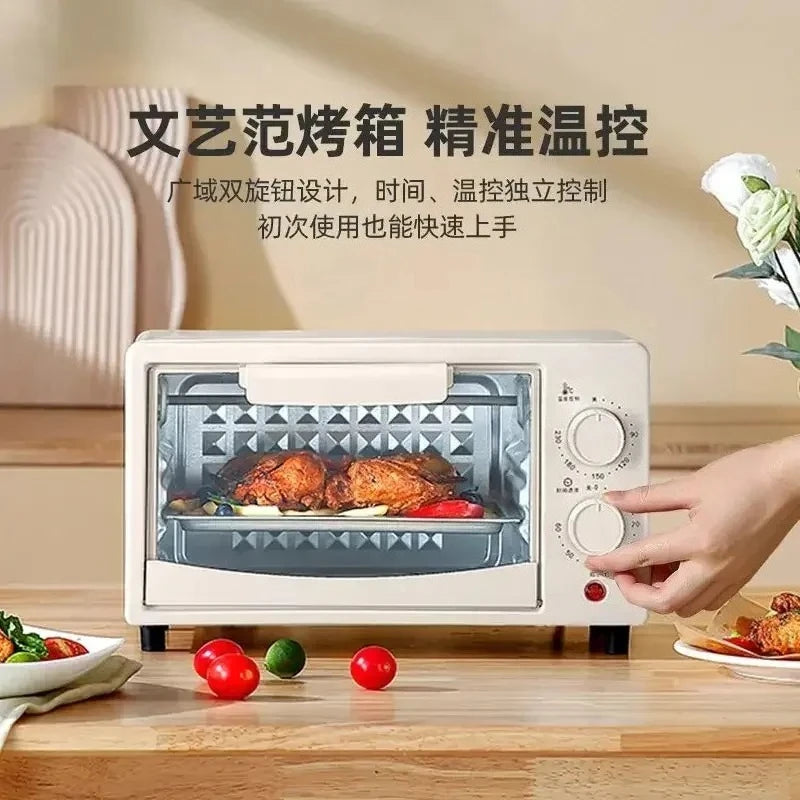 Electric oven new household small baking multifunction automatic 12 liter double-decker mini automatic oven