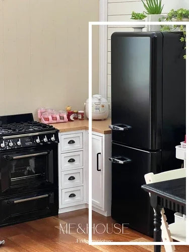 1/6 Dollhouse Model Furniture Accessorie Refrigerator Kitchen Appliances Bjd Ob11 blythe Soldier Dollhouse Miniature Model Decor