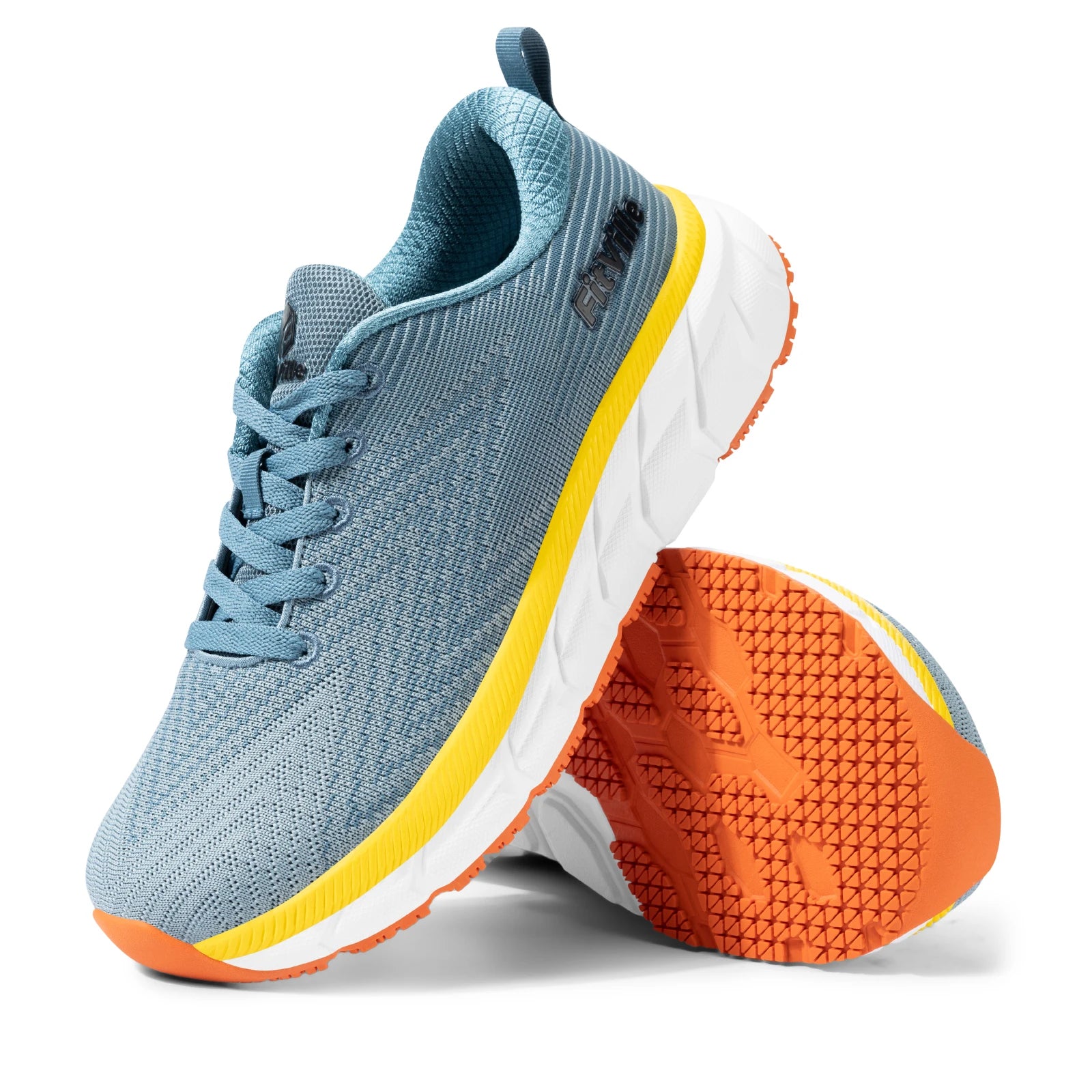 Wide Toe Box Men'S Shoes Cushioned Extra Wide Width Non Slip Running Shoe Comfortable Lightweight Sneakers For Fat Feet