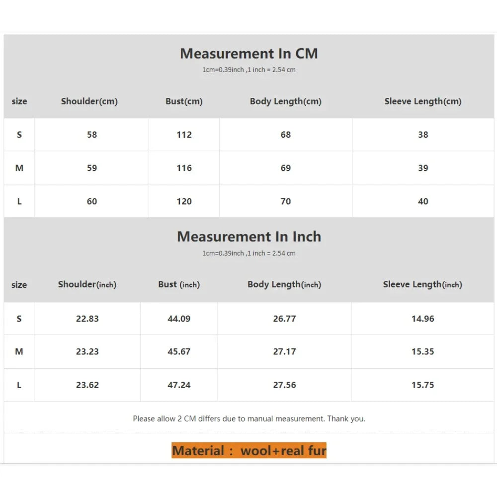 Reality Fur Jacket Women Natural Fox Fur Cuffs Winter Clothing Female Real Fur Wool Jacket Fashion Elegant Woolen Coat With Belt