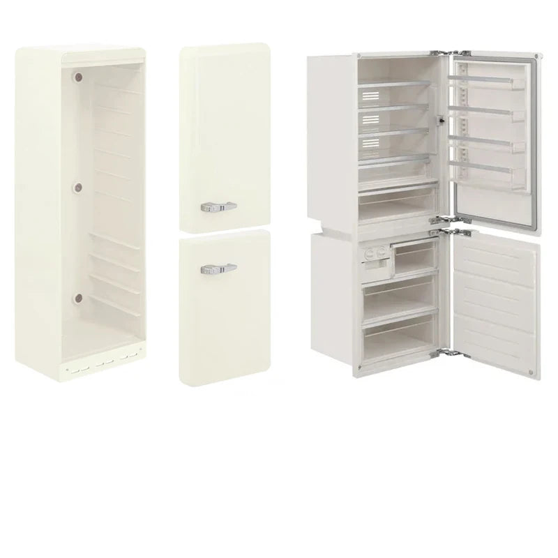 1/6 Dollhouse Model Furniture Accessorie Refrigerator Kitchen Appliances Bjd Ob11 blythe Soldier Dollhouse Miniature Model Decor