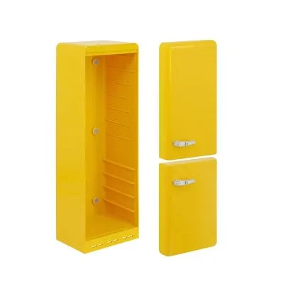 1/6 Doll House Model Furniture Accessories Metal Refrigerator With Light Kitchen Appliances Bjd Ob11 Gsc Blyth Lol Miniatures