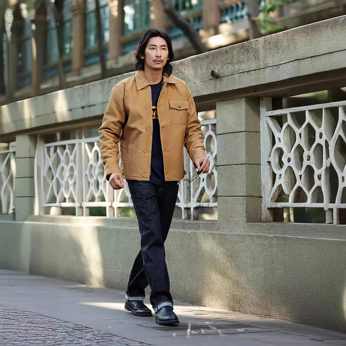 Fleece A-2 Jacket Deck Brushed 11.5OZ Thick N1 Coat Outdoor Trekking Camp Windbreakers Riding Training Clothing Tooling Overalls