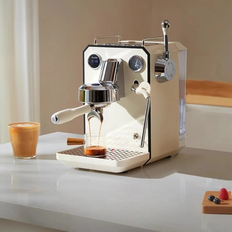 Gemilai 3006 Owl Small Home Italian Semi-Automatic Coffee Machine Extraction, Self-service Household Electrical Appliances