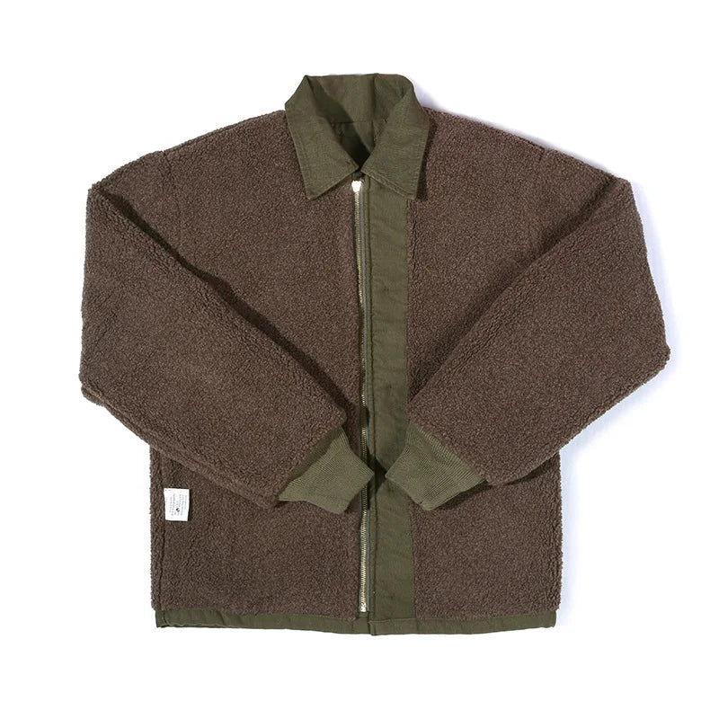 Fleece A-2 Jacket Deck Brushed 11.5OZ Thick N1 Coat Outdoor Trekking Camp Windbreakers Riding Training Clothing Tooling Overalls