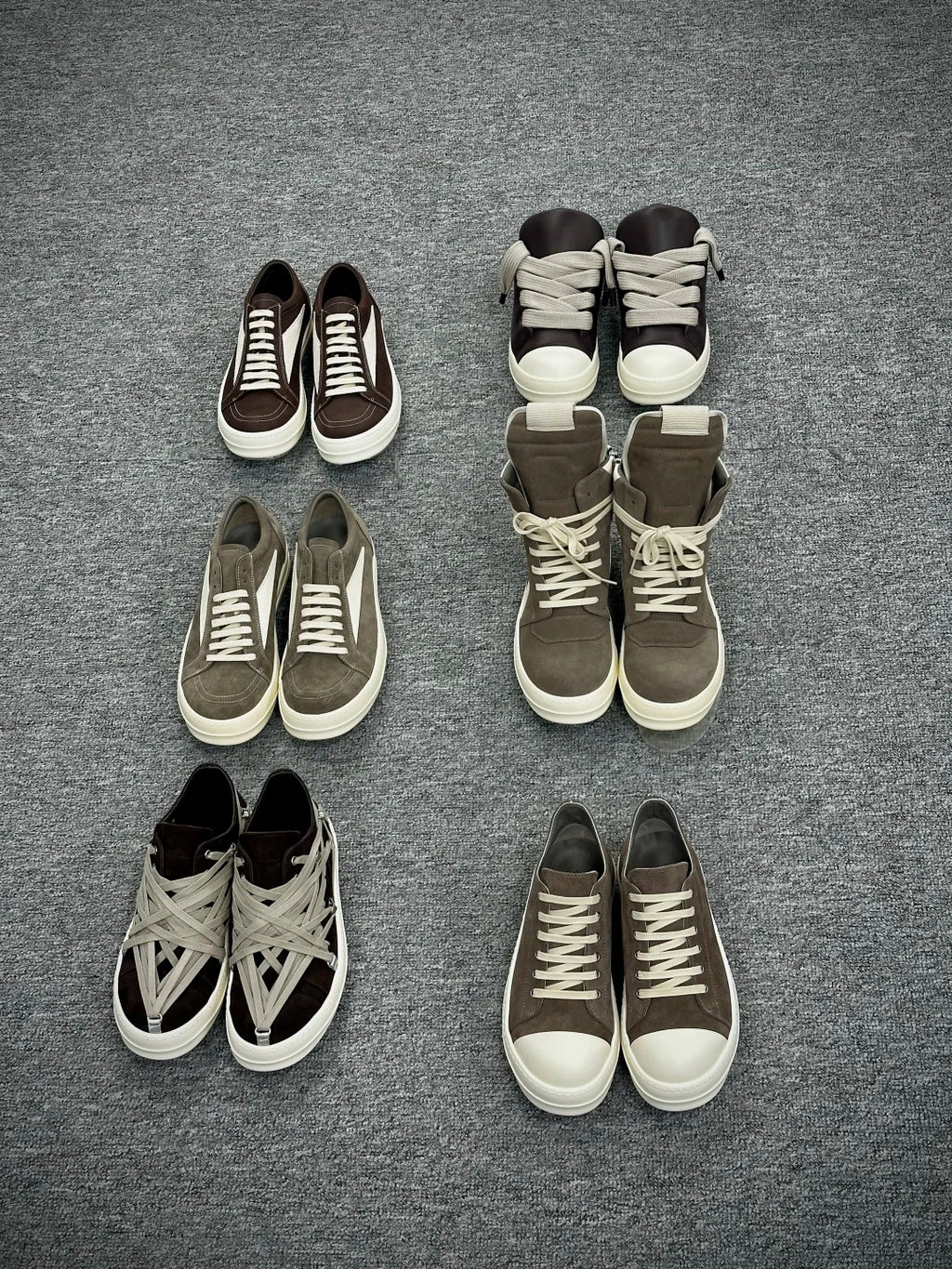 Best Version RICKs' Design Moka Collection Women Men Fashion High Street Shoes Sneakers