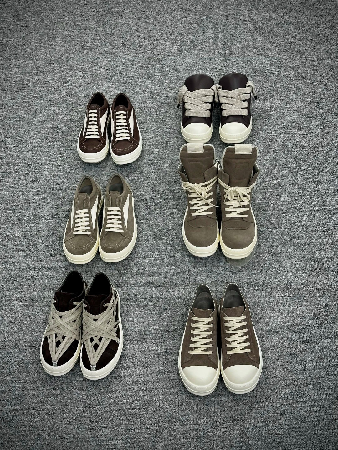 Best Version RICKs' Design Moka Collection Women Men Fashion High Street Shoes Sneakers