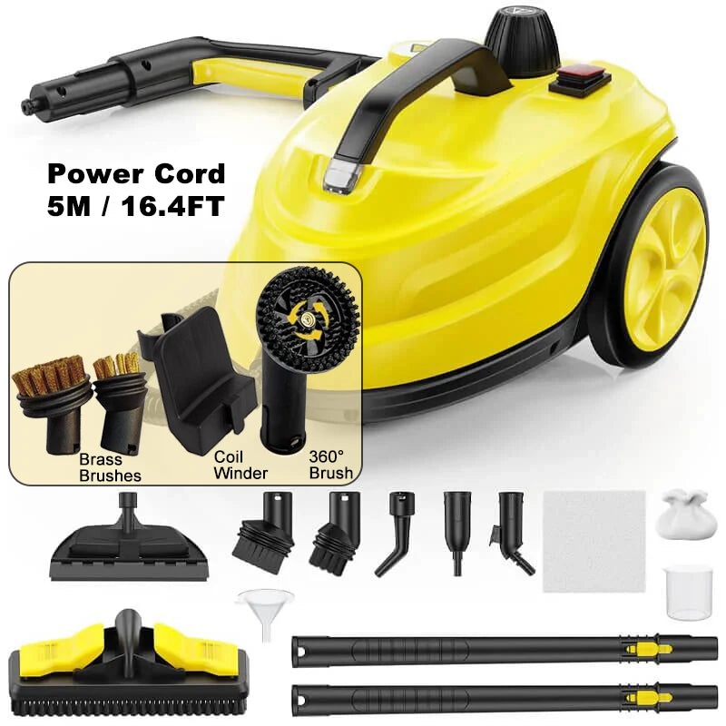 Multi Purpose Steam Cleaner Deep Cleaning for Car Floors Appliances Kitchen Playground Carpet