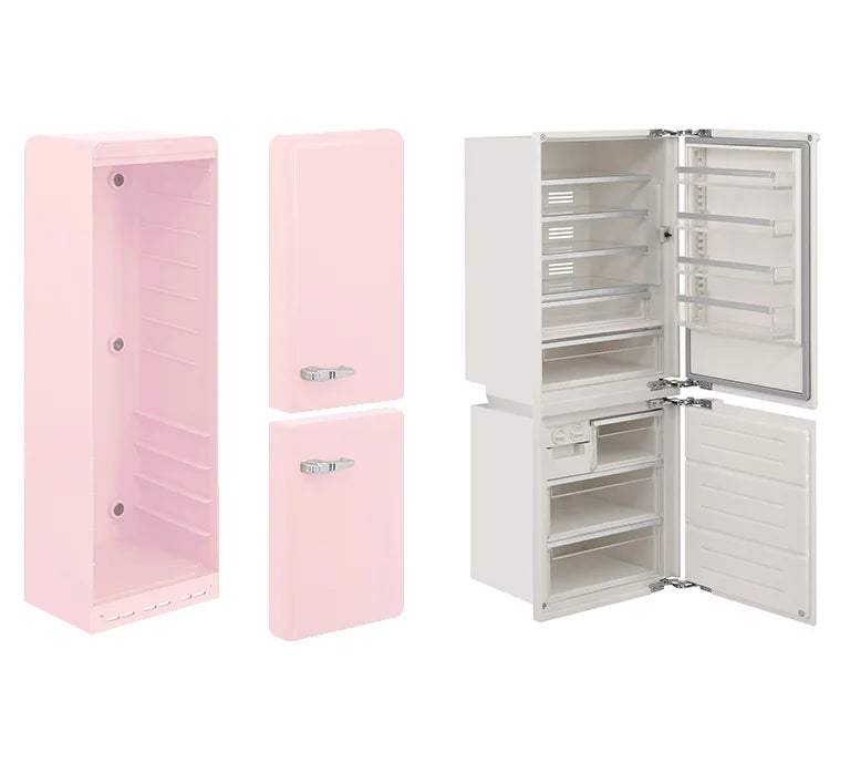 1/6 Dollhouse Model Furniture Accessorie Refrigerator Kitchen Appliances Bjd Ob11 blythe Soldier Dollhouse Miniature Model Decor