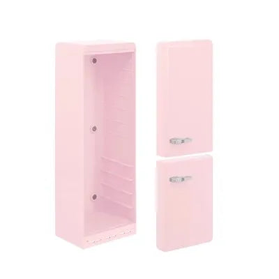 1/6 Doll House Model Furniture Accessories Metal Refrigerator With Light Kitchen Appliances Bjd Ob11 Gsc Blyth Lol Miniatures